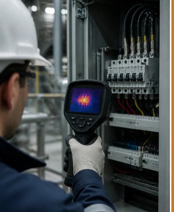 Тепловой контроль оборудования в Новокузнецке для безопасности работ